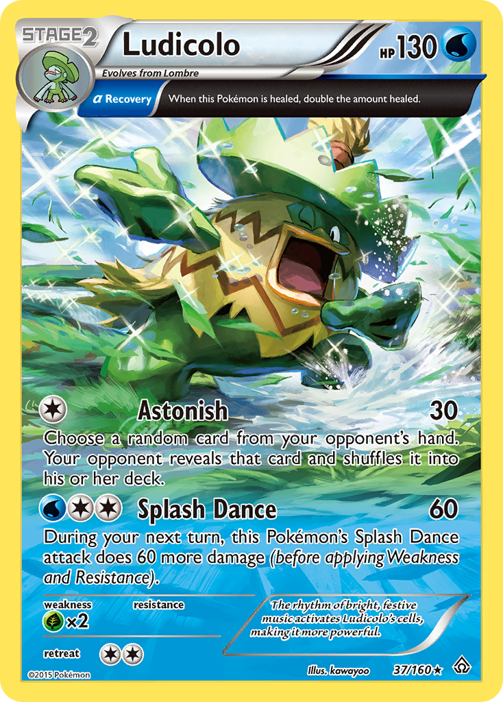 Ludicolo (37/160) [XY: Primal Clash] | Rock City Comics