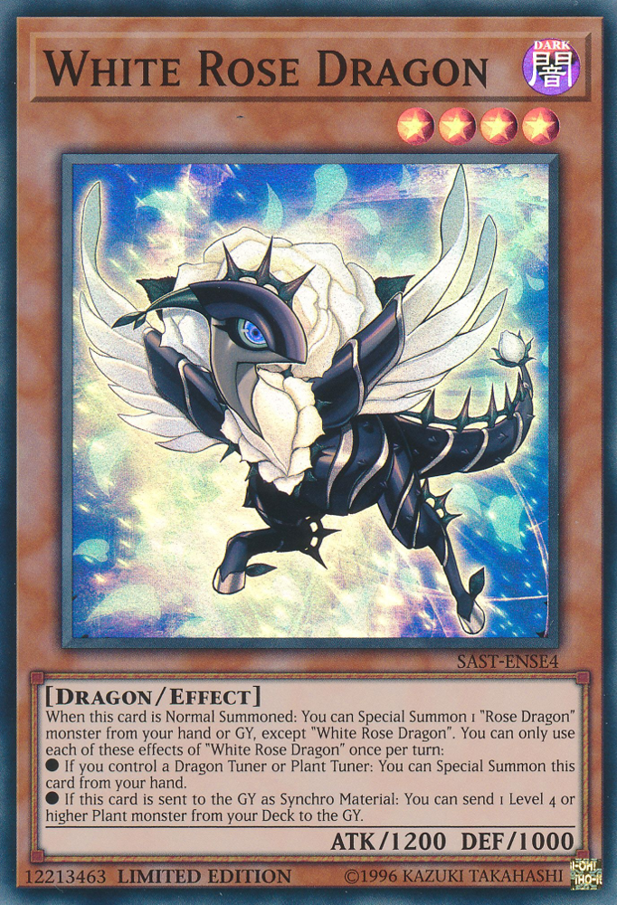 White Rose Dragon [SAST-ENSE4] Super Rare | Rock City Comics