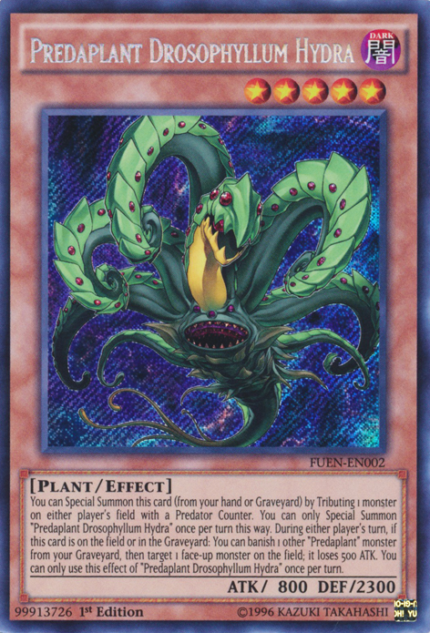 Predaplant Drosophyllum Hydra [FUEN-EN002] Secret Rare | Rock City Comics