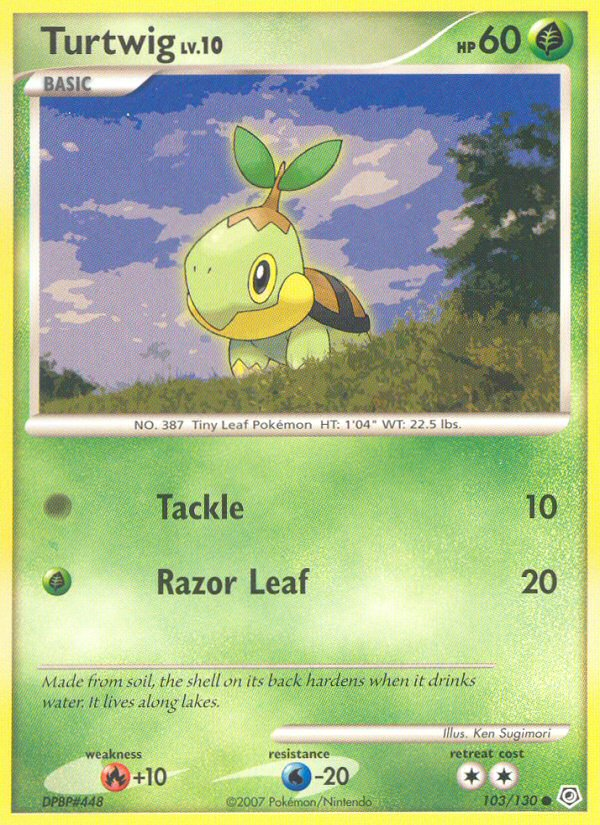 Turtwig (103/130) [Diamond & Pearl: Base Set] | Rock City Comics