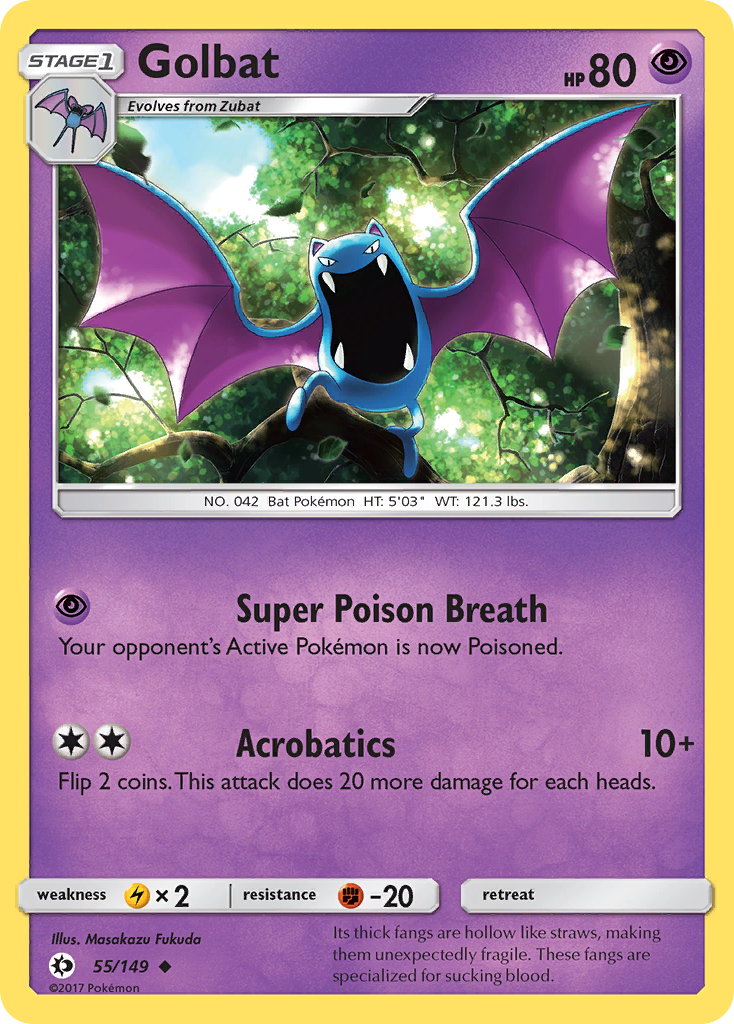 Golbat (55/149) [Sun & Moon: Base Set] | Rock City Comics