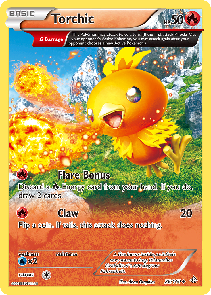 Torchic (26/160) [XY: Primal Clash] | Rock City Comics