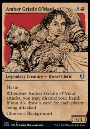 Amber Gristle O'Maul (Showcase) [Commander Legends: Battle for Baldur's Gate] | Rock City Comics