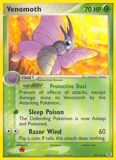 Venomoth (49/112) [EX: FireRed & LeafGreen] | Rock City Comics