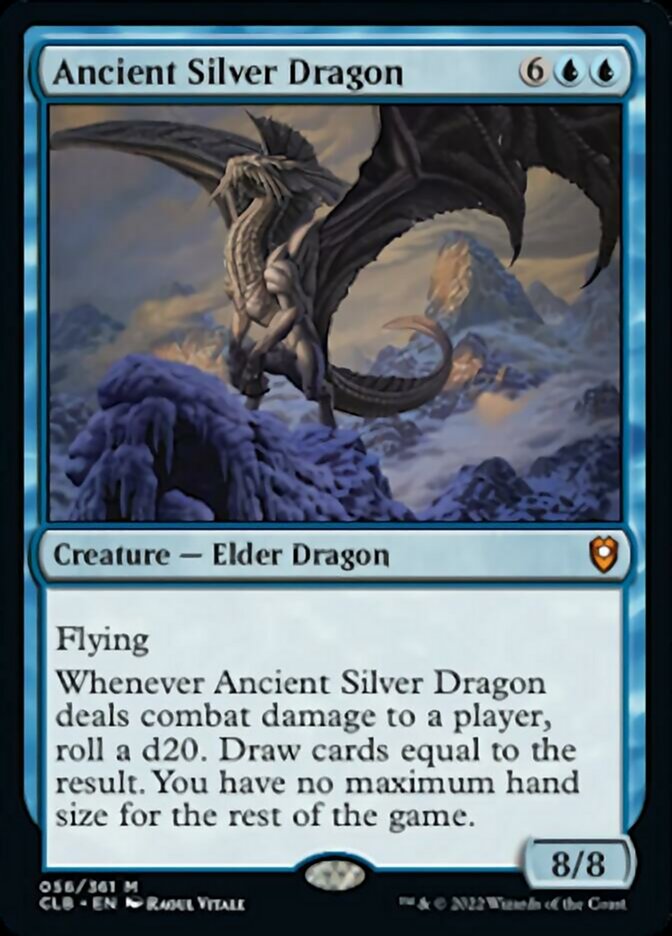 Ancient Silver Dragon [Commander Legends: Battle for Baldur's Gate] | Rock City Comics