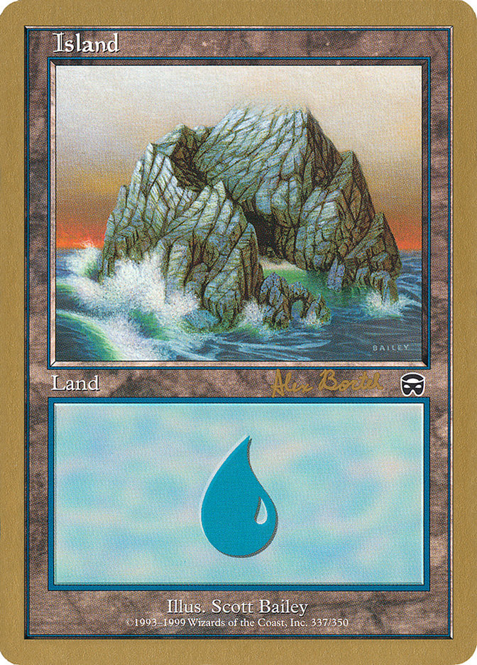 Island (ab337a) (Alex Borteh) [World Championship Decks 2001] | Rock City Comics