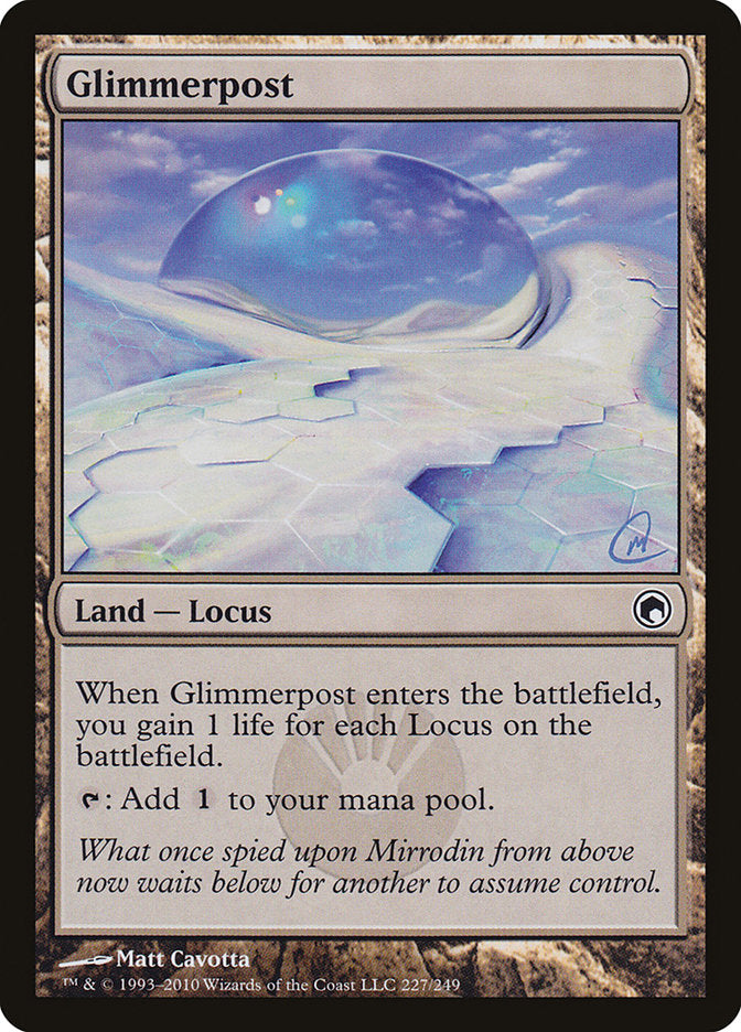 Glimmerpost [Scars of Mirrodin] | Rock City Comics