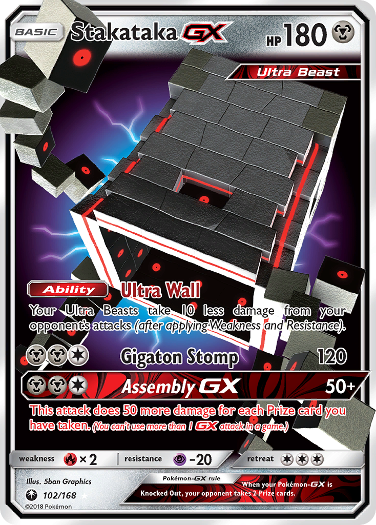 Stakataka GX (102/168) [Sun & Moon: Celestial Storm] | Rock City Comics