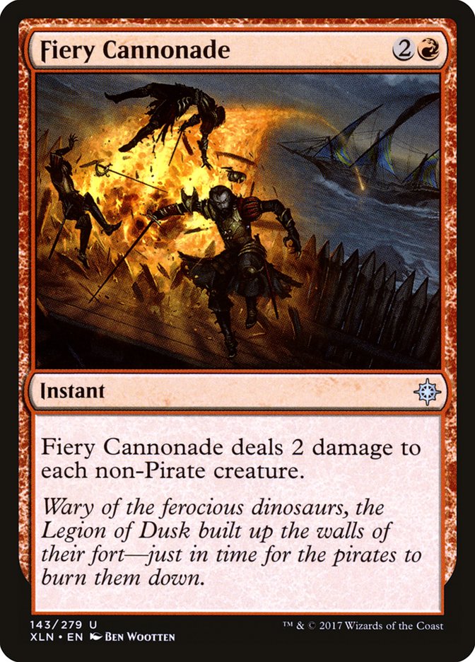Fiery Cannonade [Ixalan] | Rock City Comics