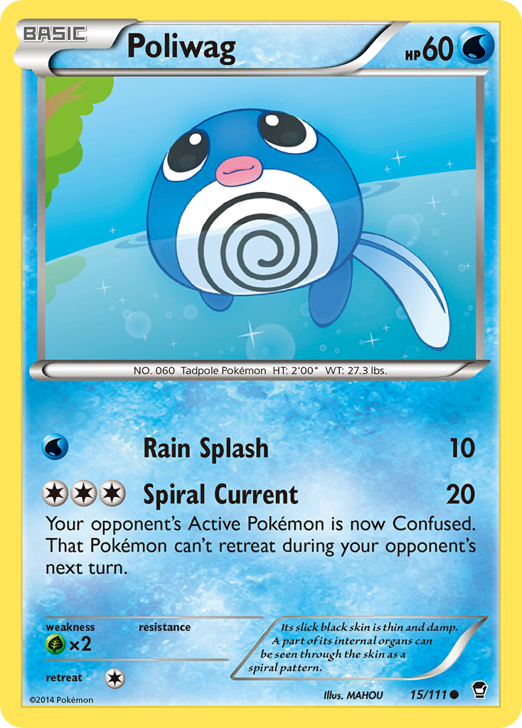 Poliwag (15/111) [XY: Furious Fists] | Rock City Comics