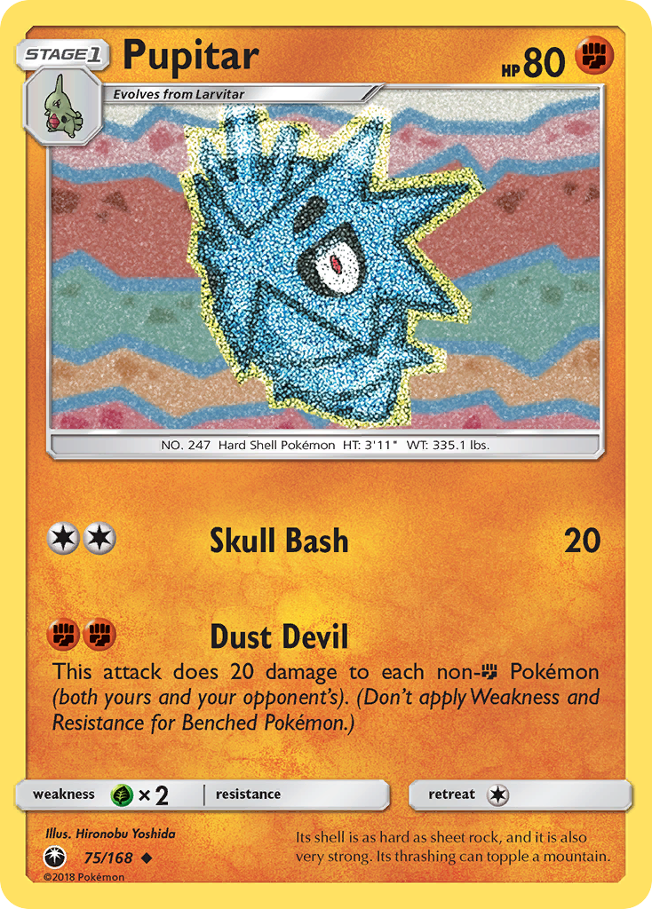 Pupitar (75/168) [Sun & Moon: Celestial Storm] | Rock City Comics