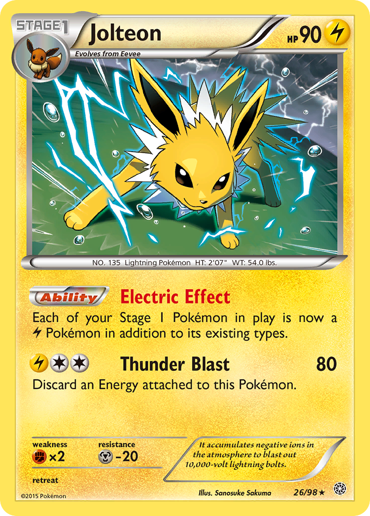 Jolteon (26/98) [XY: Ancient Origins] | Rock City Comics