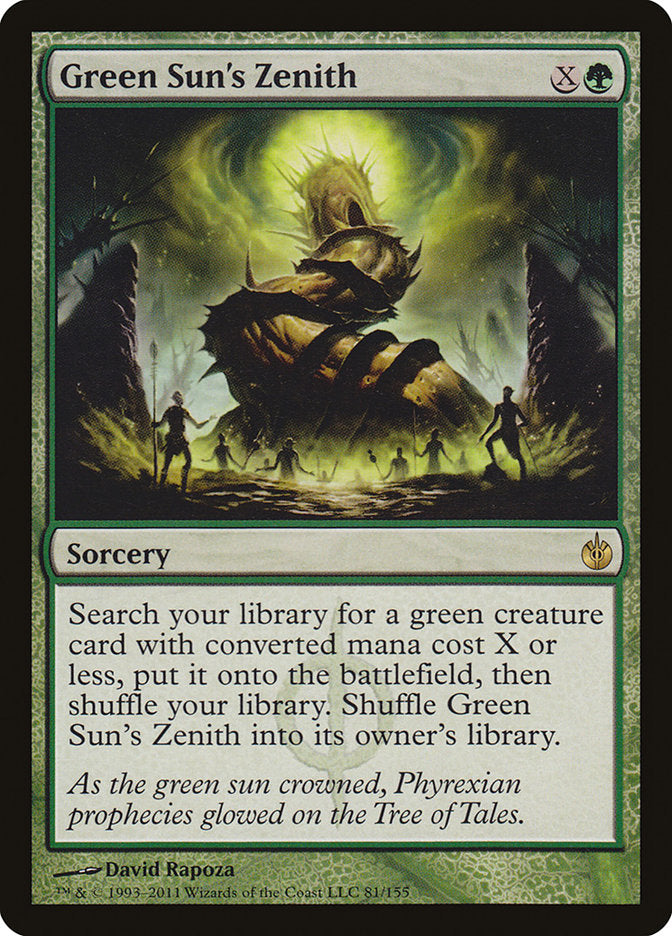 Green Sun's Zenith [Mirrodin Besieged] | Rock City Comics