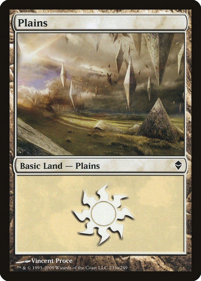 Plains (233a) [Zendikar] | Rock City Comics