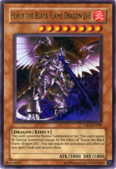 Horus the Black Flame Dragon LV8 [DR3-EN008] Ultra Rare | Rock City Comics