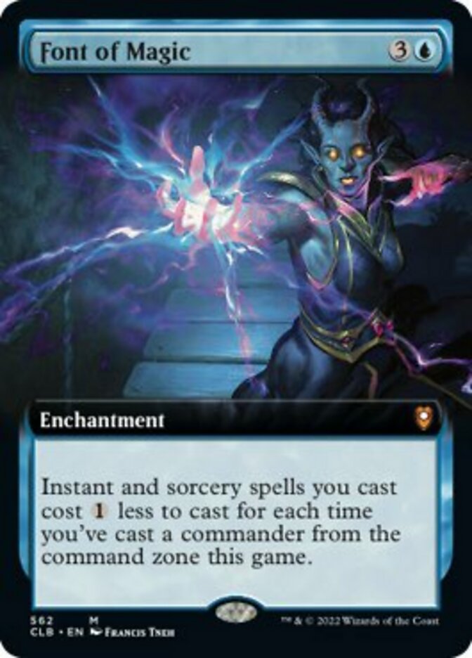 Font of Magic (Extended Art) [Commander Legends: Battle for Baldur's Gate] | Rock City Comics