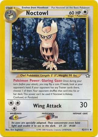 Noctowl (42/111) [Neo Genesis Unlimited] | Rock City Comics