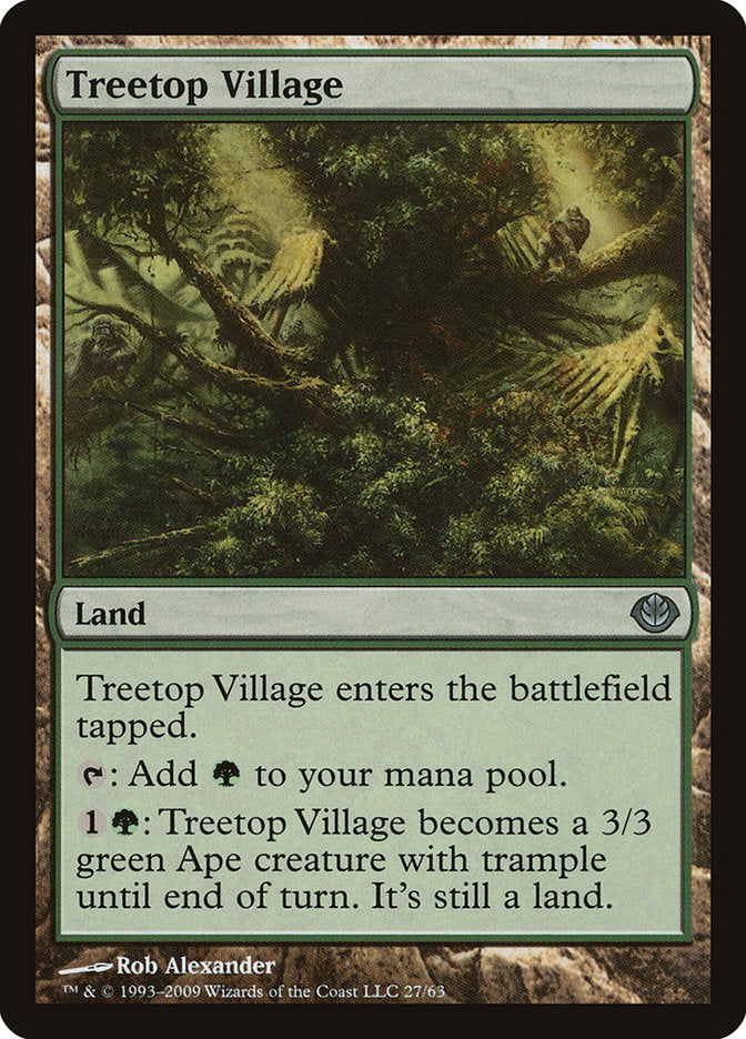 Treetop Village [Duel Decks: Garruk vs. Liliana] | Rock City Comics