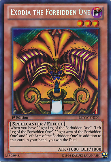 Exodia the Forbidden One [LCYW-EN306] Secret Rare | Rock City Comics