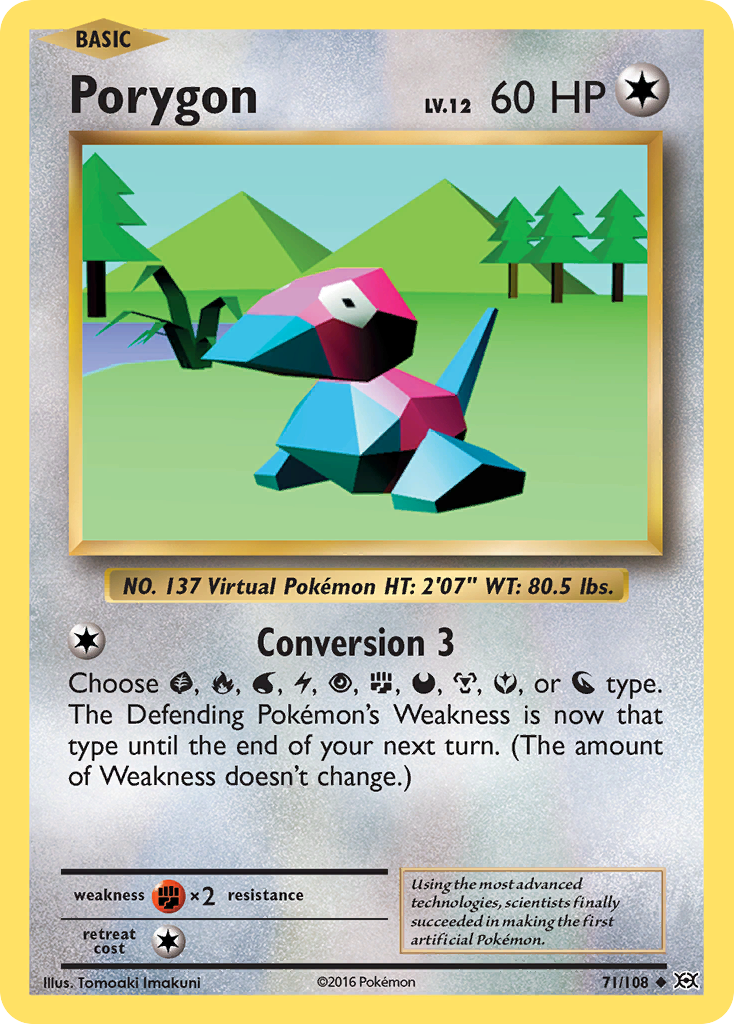 Porygon (71/108) [XY: Evolutions] | Rock City Comics