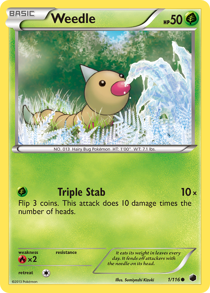 Weedle (1/116) [Black & White: Plasma Freeze] | Rock City Comics