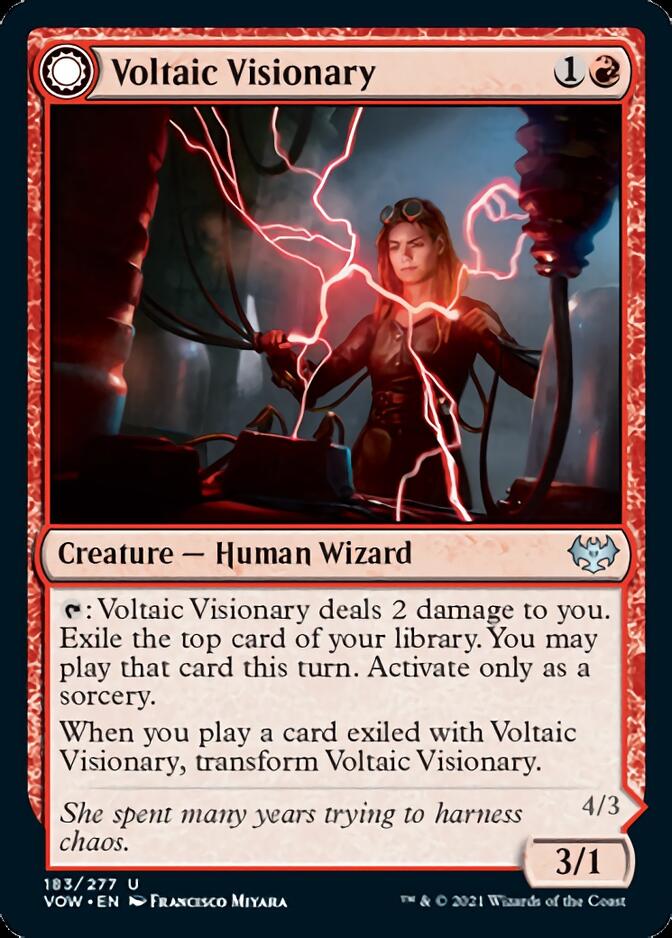 Voltaic Visionary // Volt-Charged Berserker [Innistrad: Crimson Vow] | Rock City Comics