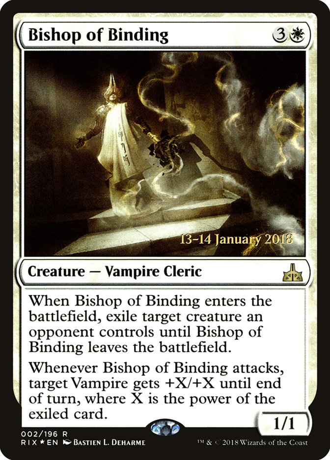 Bishop of Binding [Rivals of Ixalan Prerelease Promos] | Rock City Comics