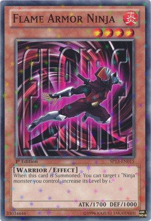 Flame Armor Ninja [SP13-EN015] Starfoil Rare | Rock City Comics