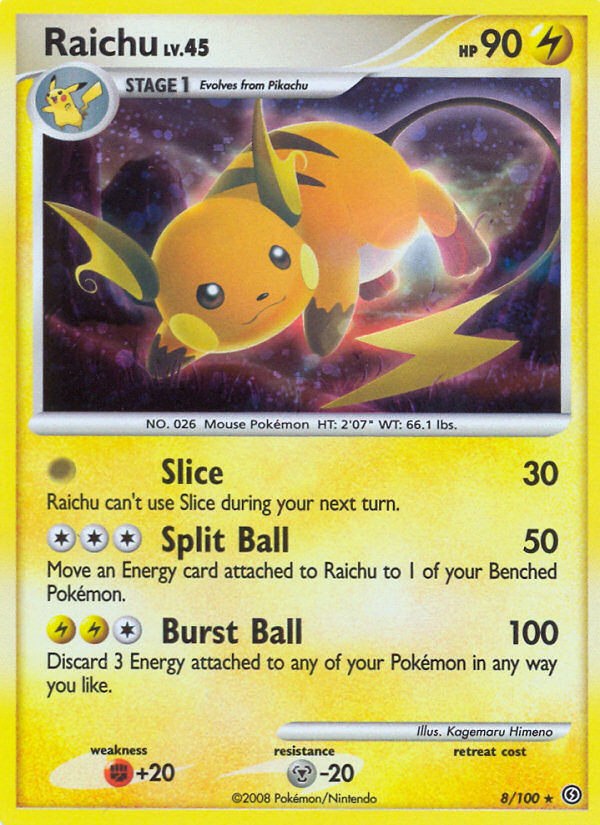 Raichu (8/100) [Diamond & Pearl: Stormfront] | Rock City Comics