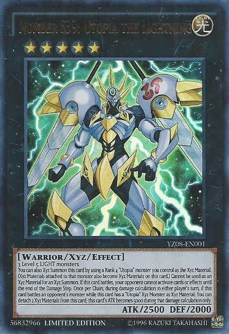 Number S39: Utopia the Lightning [YZ08-EN001] Ultra Rare | Rock City Comics