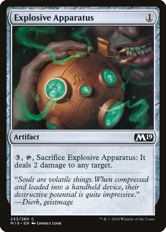 Explosive Apparatus [Core Set 2019] | Rock City Comics