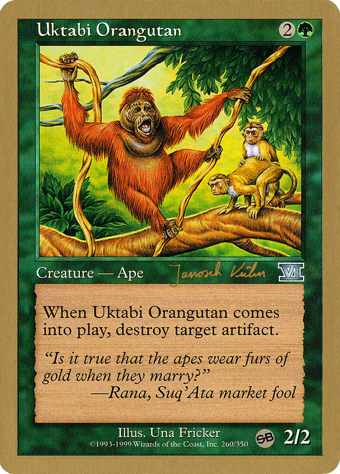 Uktabi Orangutan (Janosch Kuhn) (SB) [World Championship Decks 2000] | Rock City Comics