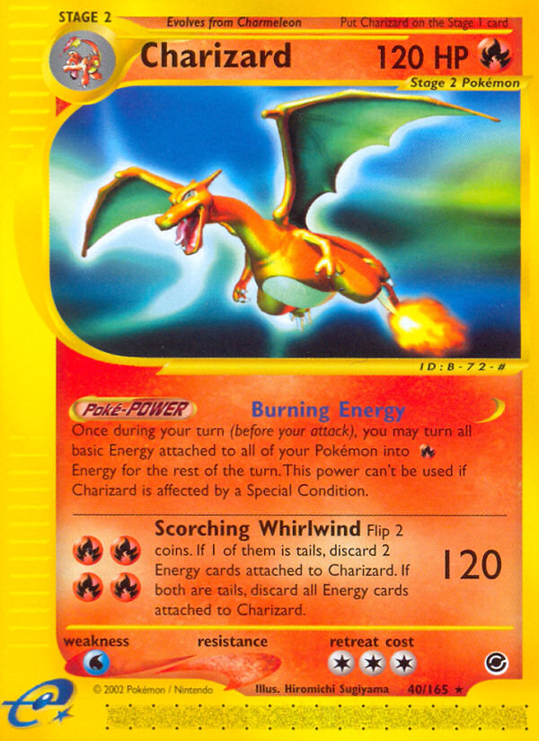 Charizard (40/165) [Expedition: Base Set] | Rock City Comics