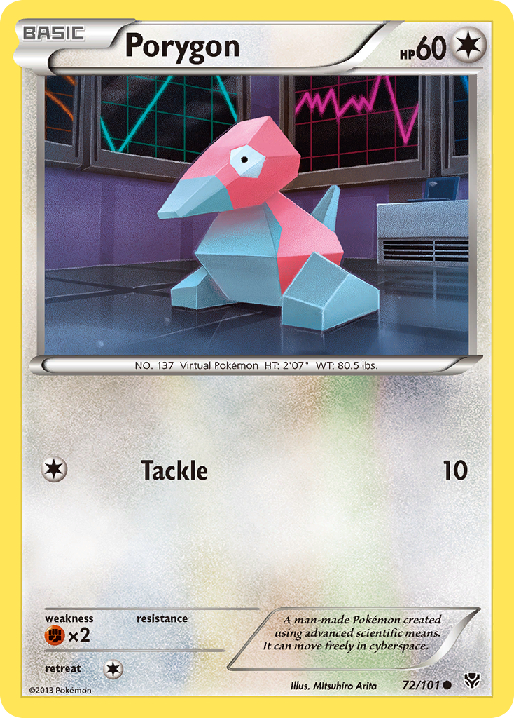 Porygon (72/101) [Black & White: Plasma Blast] | Rock City Comics