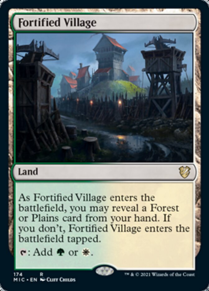 Fortified Village [Innistrad: Midnight Hunt Commander] | Rock City Comics