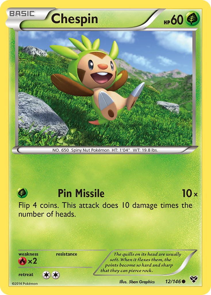 Chespin (12/146) [XY: Base Set] | Rock City Comics