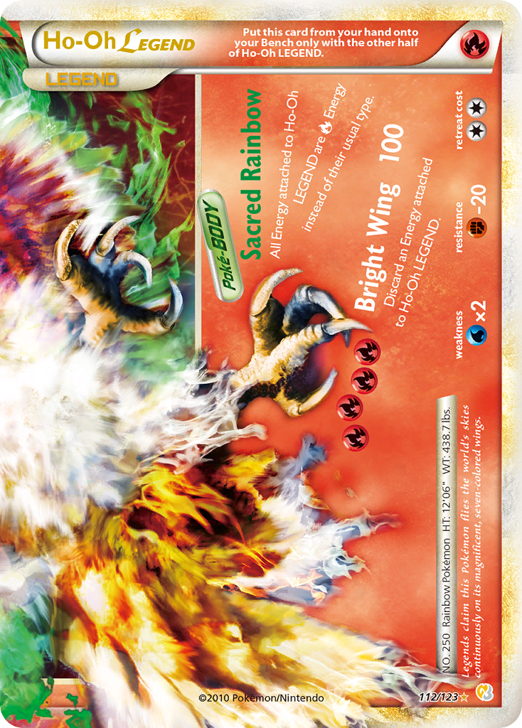 Ho-Oh LEGEND (112/123) [HeartGold & SoulSilver: Base Set] | Rock City Comics