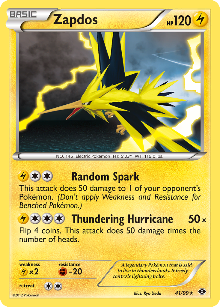 Zapdos (41/99) [Black & White: Next Destinies] | Rock City Comics