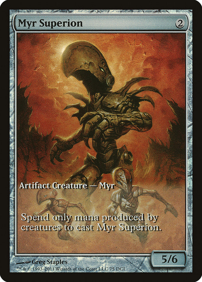 Myr Superion (Game Day) (Extended) [New Phyrexia Promos] | Rock City Comics