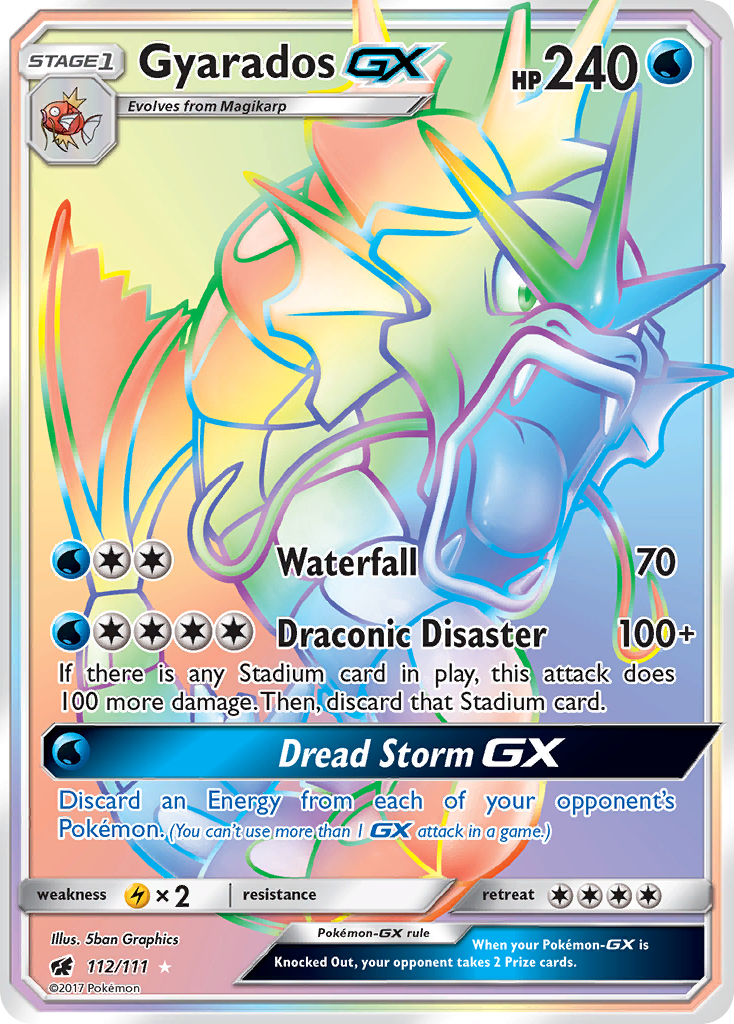 Gyarados GX (112/111) [Sun & Moon: Crimson Invasion] | Rock City Comics