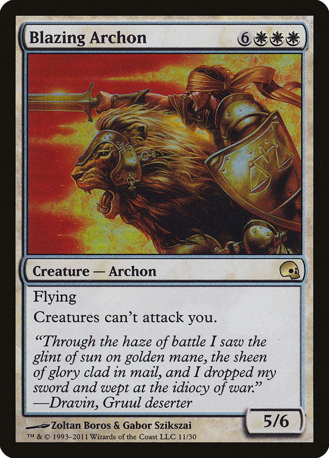 Blazing Archon [Premium Deck Series: Graveborn] | Rock City Comics