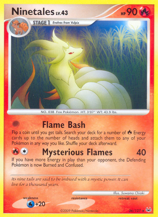 Ninetales (36/127) [Platinum: Base Set] | Rock City Comics