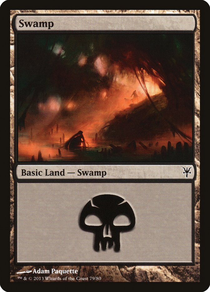 Swamp (79) [Duel Decks: Sorin vs. Tibalt] | Rock City Comics