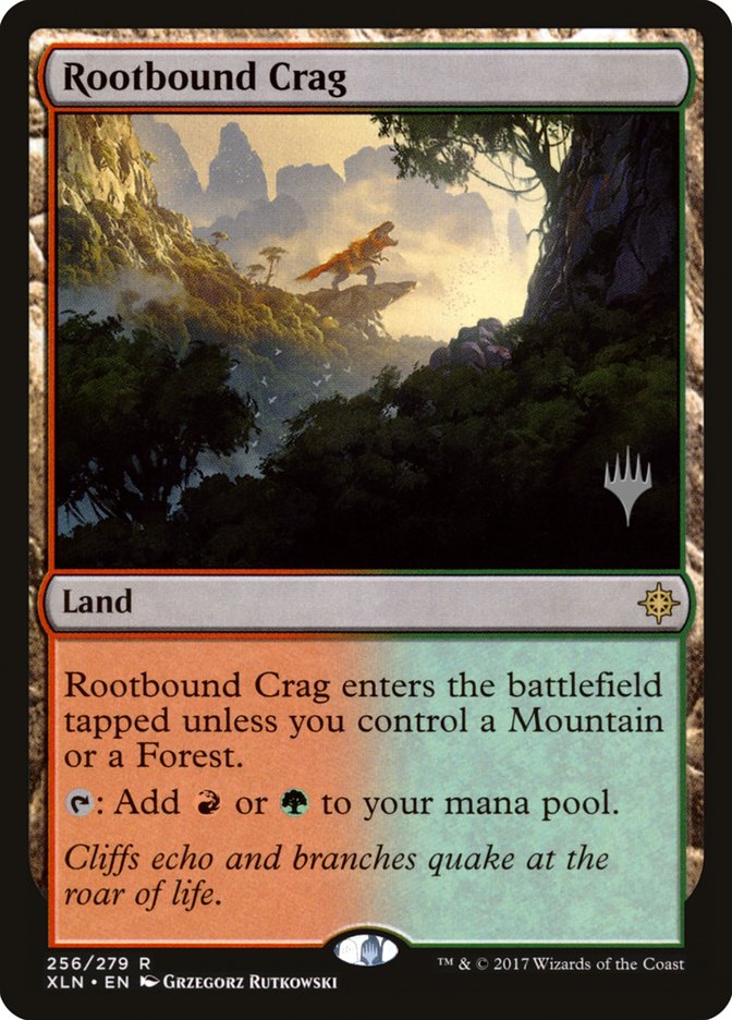 Rootbound Crag (Promo Pack) [Ixalan Promos] | Rock City Comics