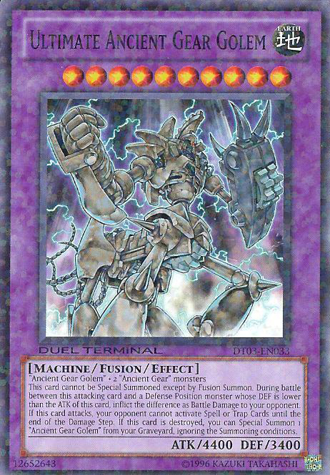 Ultimate Ancient Gear Golem [DT03-EN033] Common | Rock City Comics