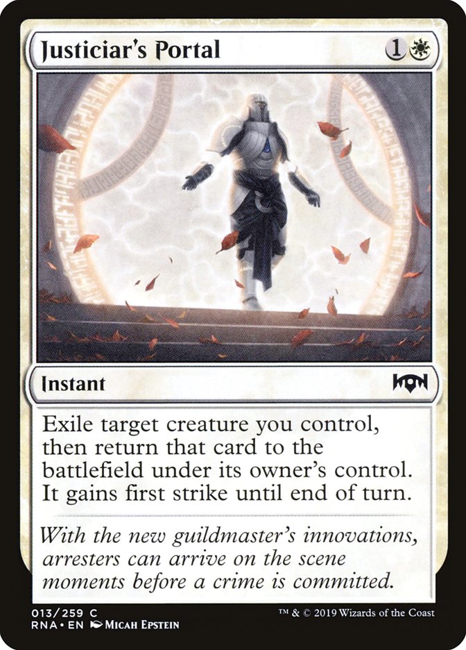 Justiciar's Portal [Ravnica Allegiance] | Rock City Comics