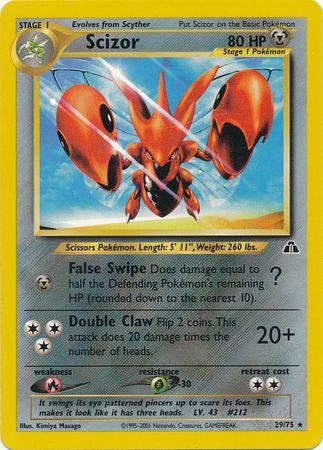 Scizor (29/75) [Neo Discovery Unlimited] | Rock City Comics