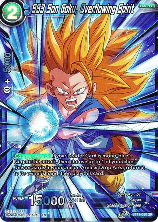 SS3 Son Goku, Overflowing Spirit [BT11-050] | Rock City Comics