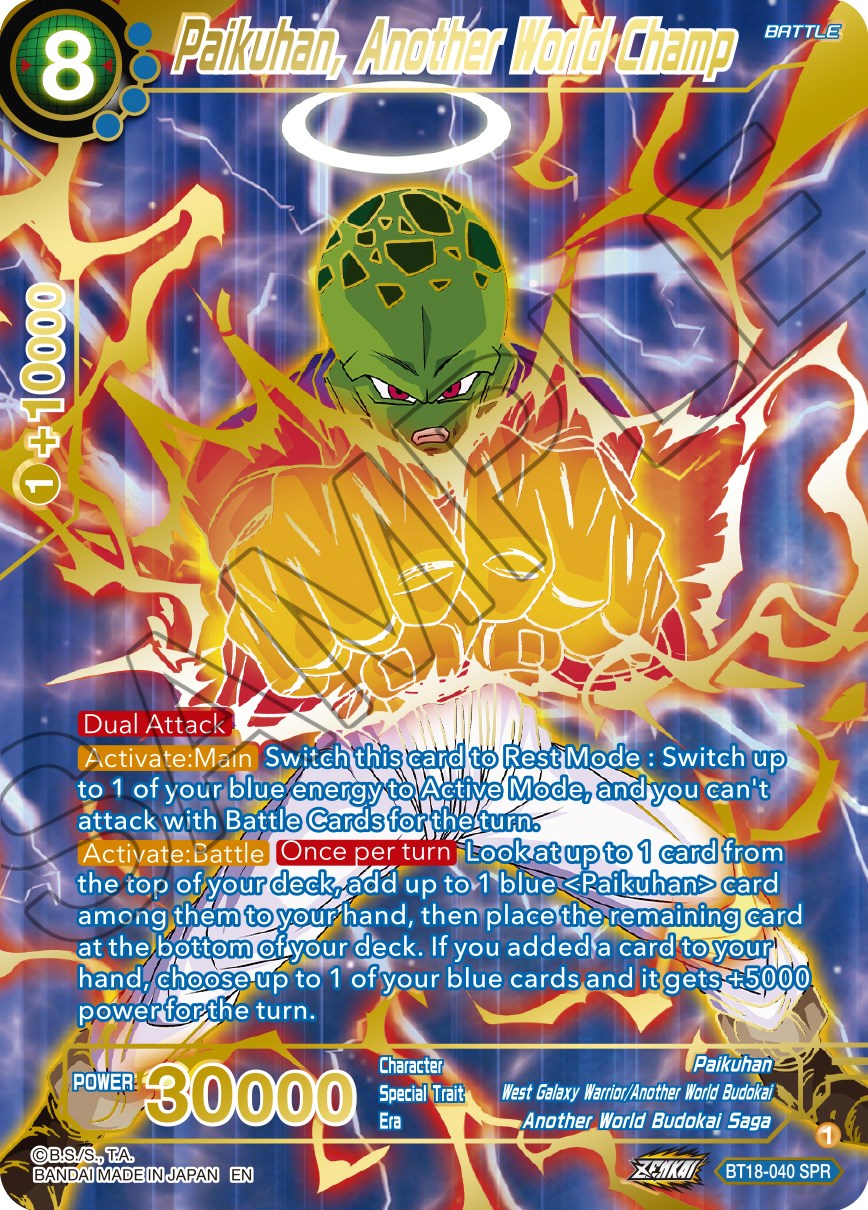 Paikuhan, Another World Champ (SPR) (BT18-040) [Dawn of the Z-Legends] | Rock City Comics