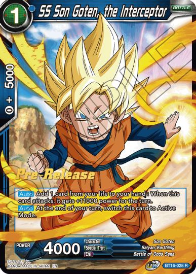 SS Son Goten, the Interceptor (BT16-028) [Realm of the Gods Prerelease Promos] | Rock City Comics